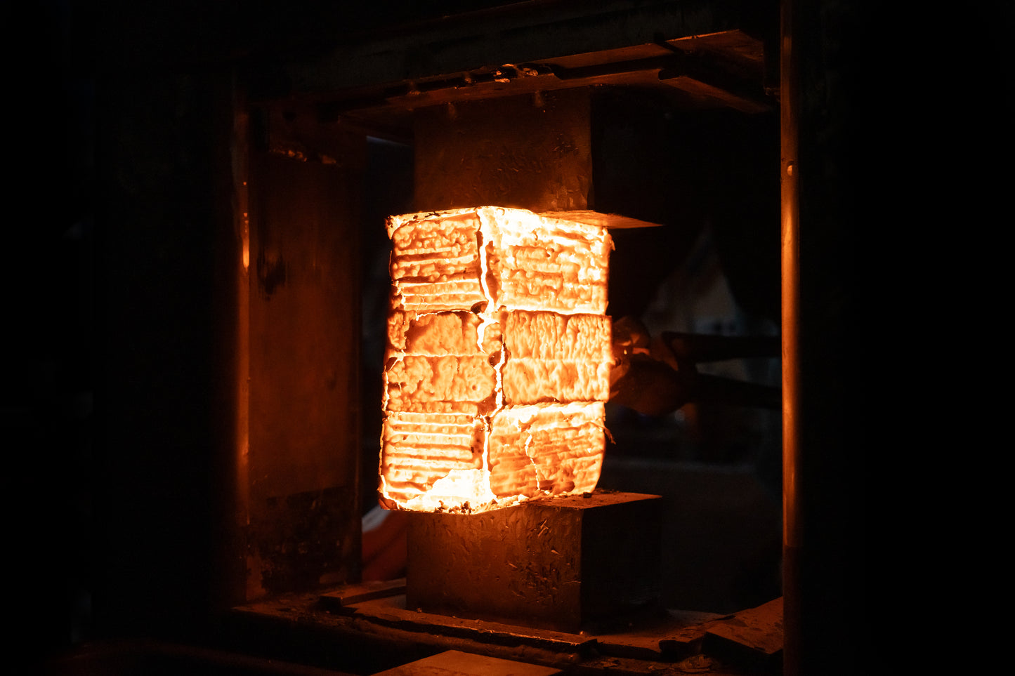 Schmiedekurs Damast Kochmesser