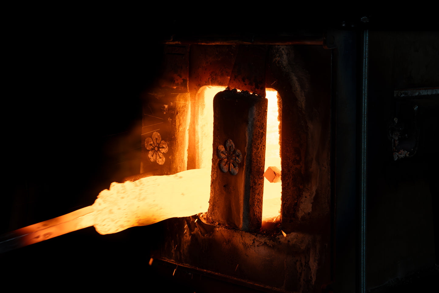 Schmiedekurs Damast Kochmesser