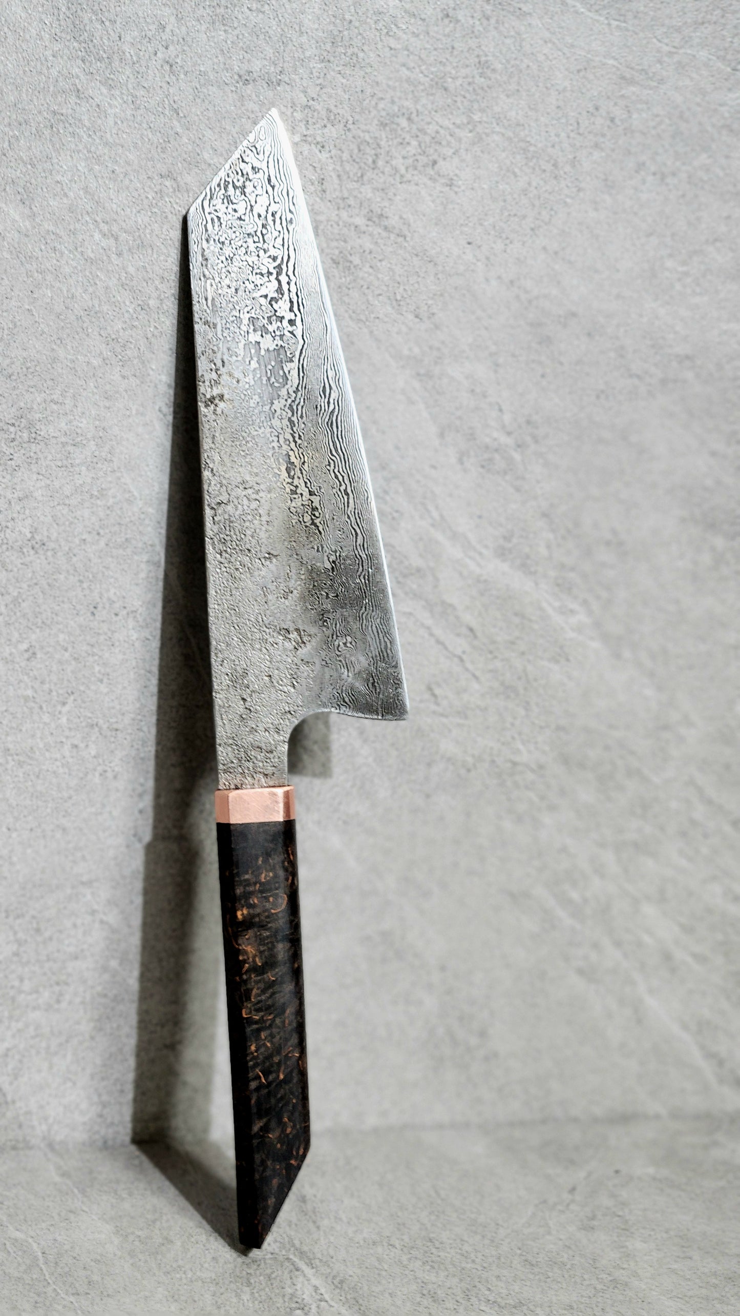 Schmiedekurs Damast Kochmesser