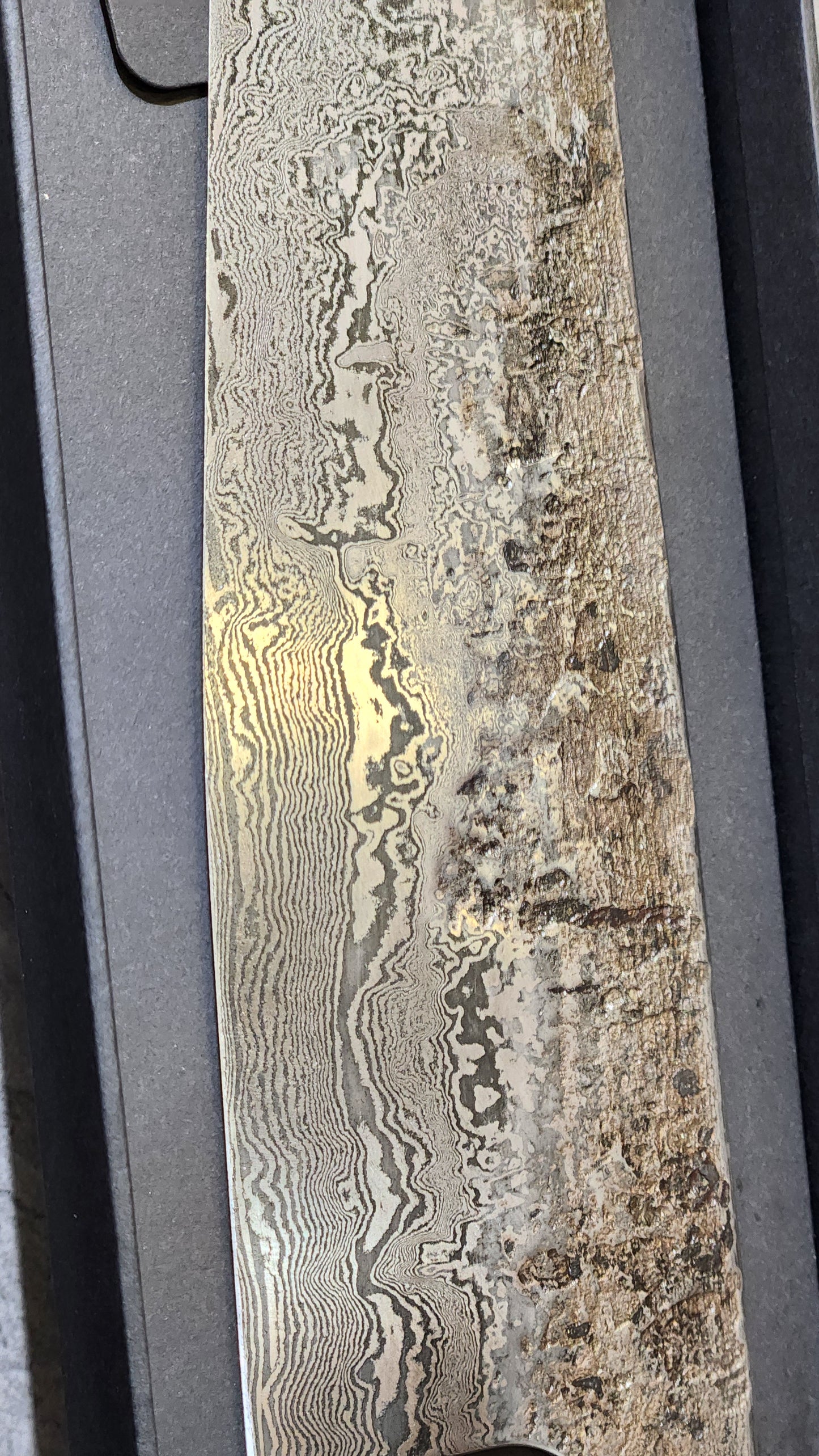 Schmiedekurs Damast Kochmesser