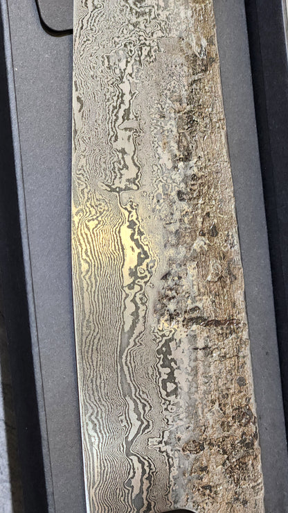 Schmiedekurs Damast Kochmesser